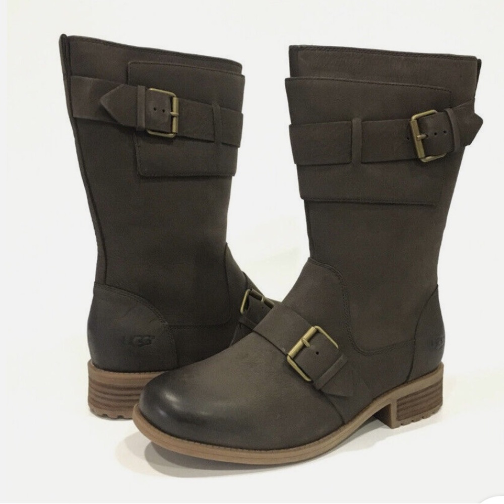 Leather Ugg boots 7.5
